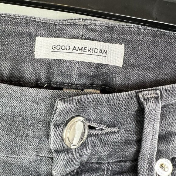 Good American Good Legs Grey Ankle Skinny Jeans Size 2/26 - Picture 6 of 11
